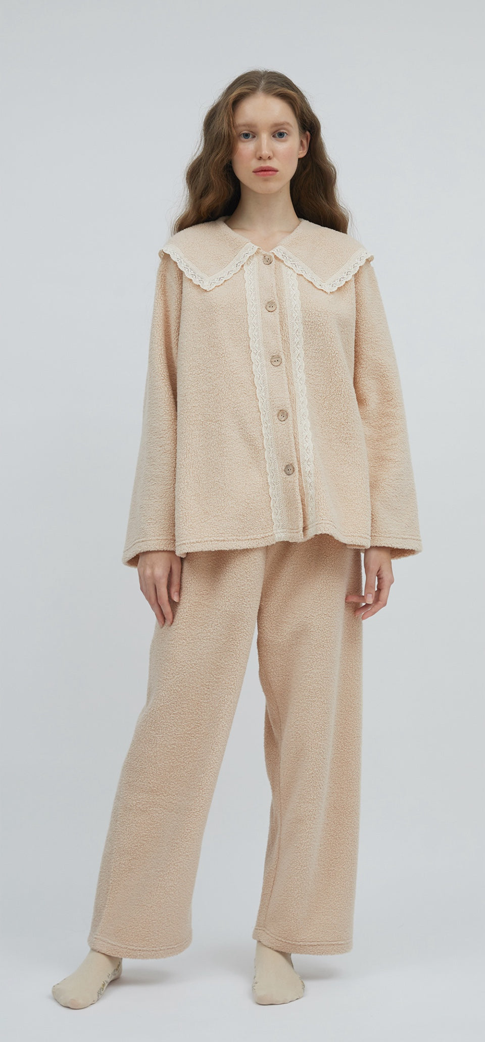 Milklatte Long Sleeve Two-Piece PJ Set