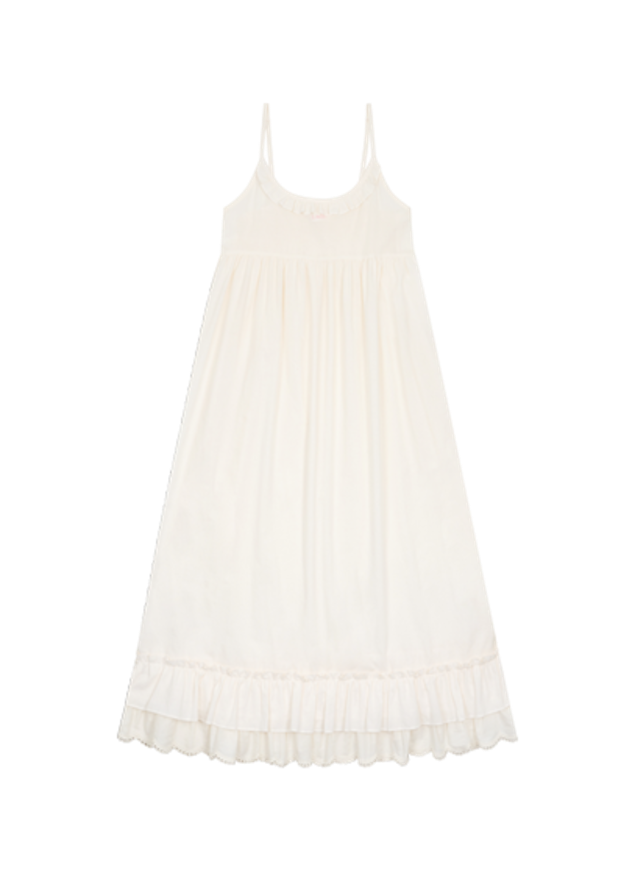 [ULLALA] Eve Sleeveless Nightdress Cream