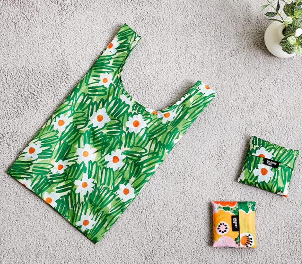 Daisy Green Eco Tote Mini - Recycled Fabric