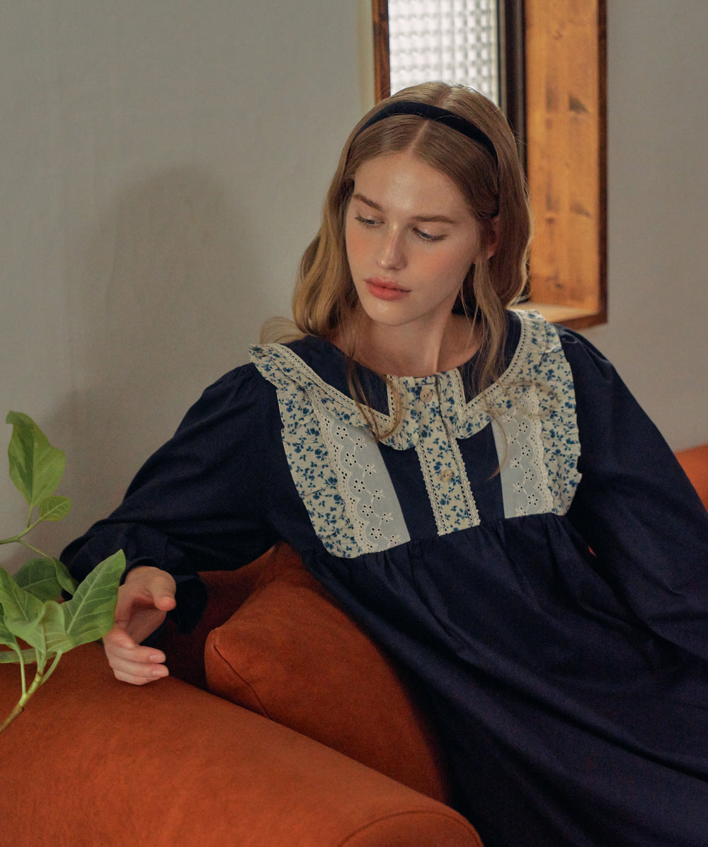Como Long Sleeve Nightdress