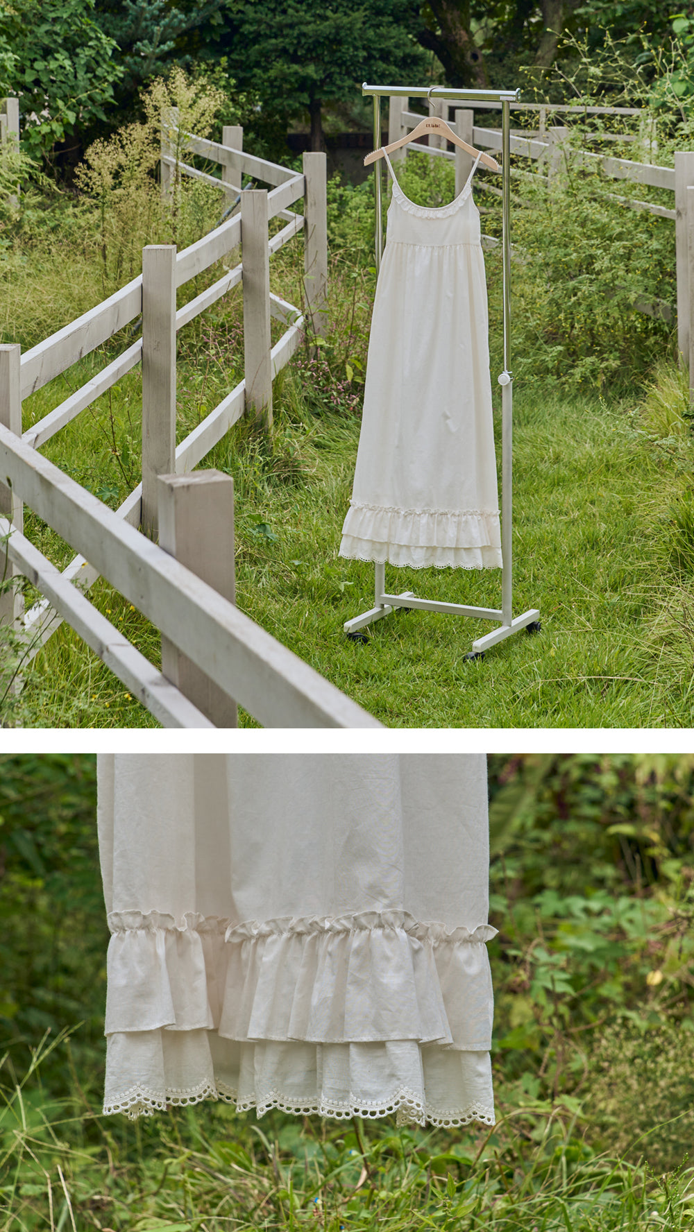 [ULLALA] Eve Sleeveless Nightdress Cream