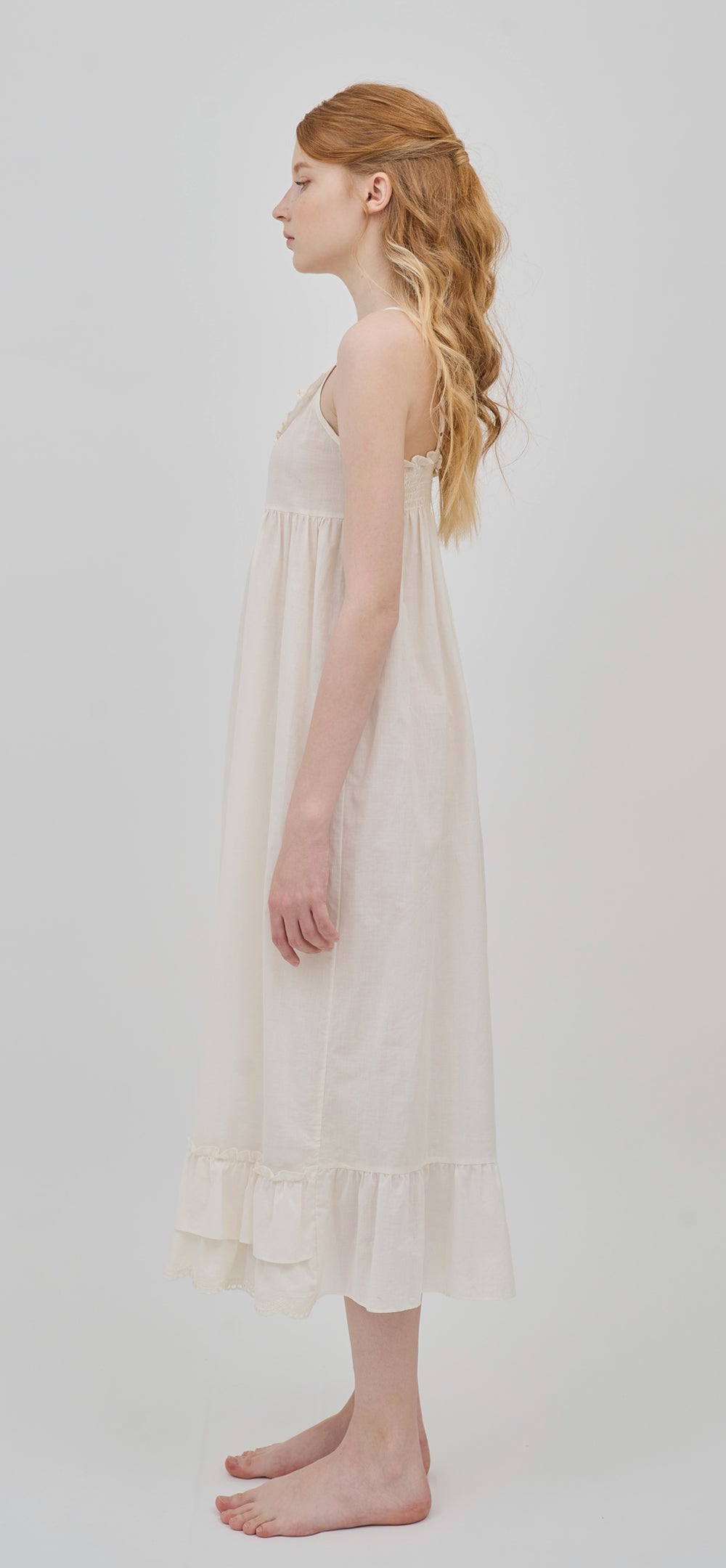 [ULLALA] Eve Sleeveless Nightdress Cream