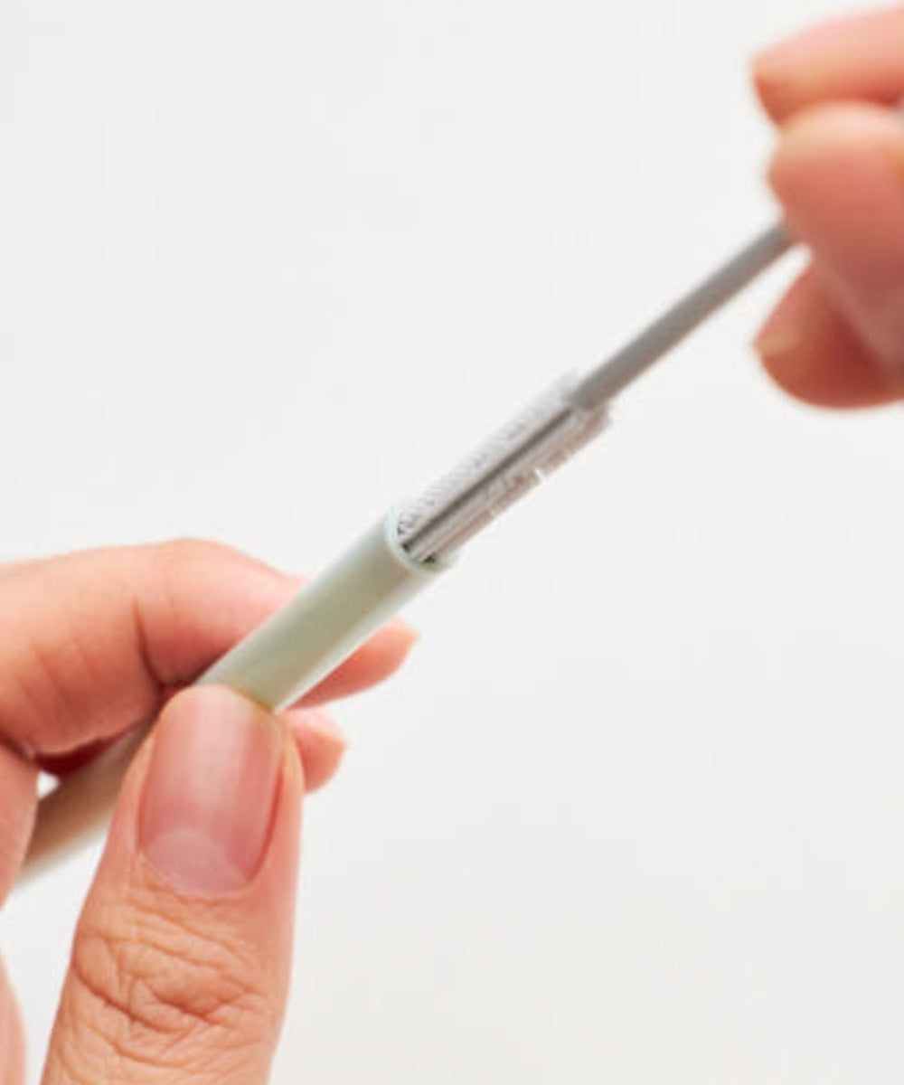 [SILIPOT] 3-Pack Silicone Straws + Cleaning Brush