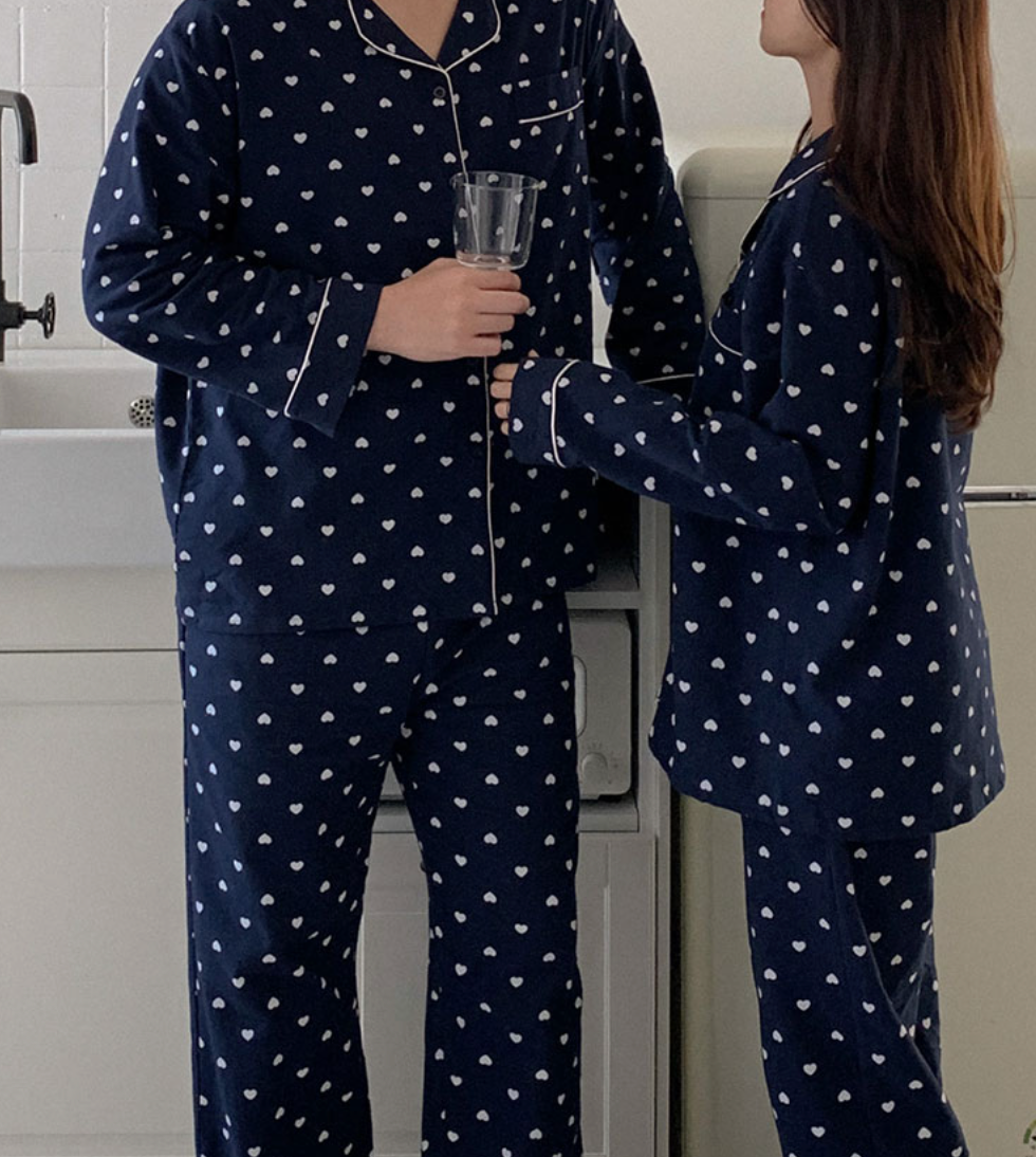 Loveberry Fleece PJ Set – Navy