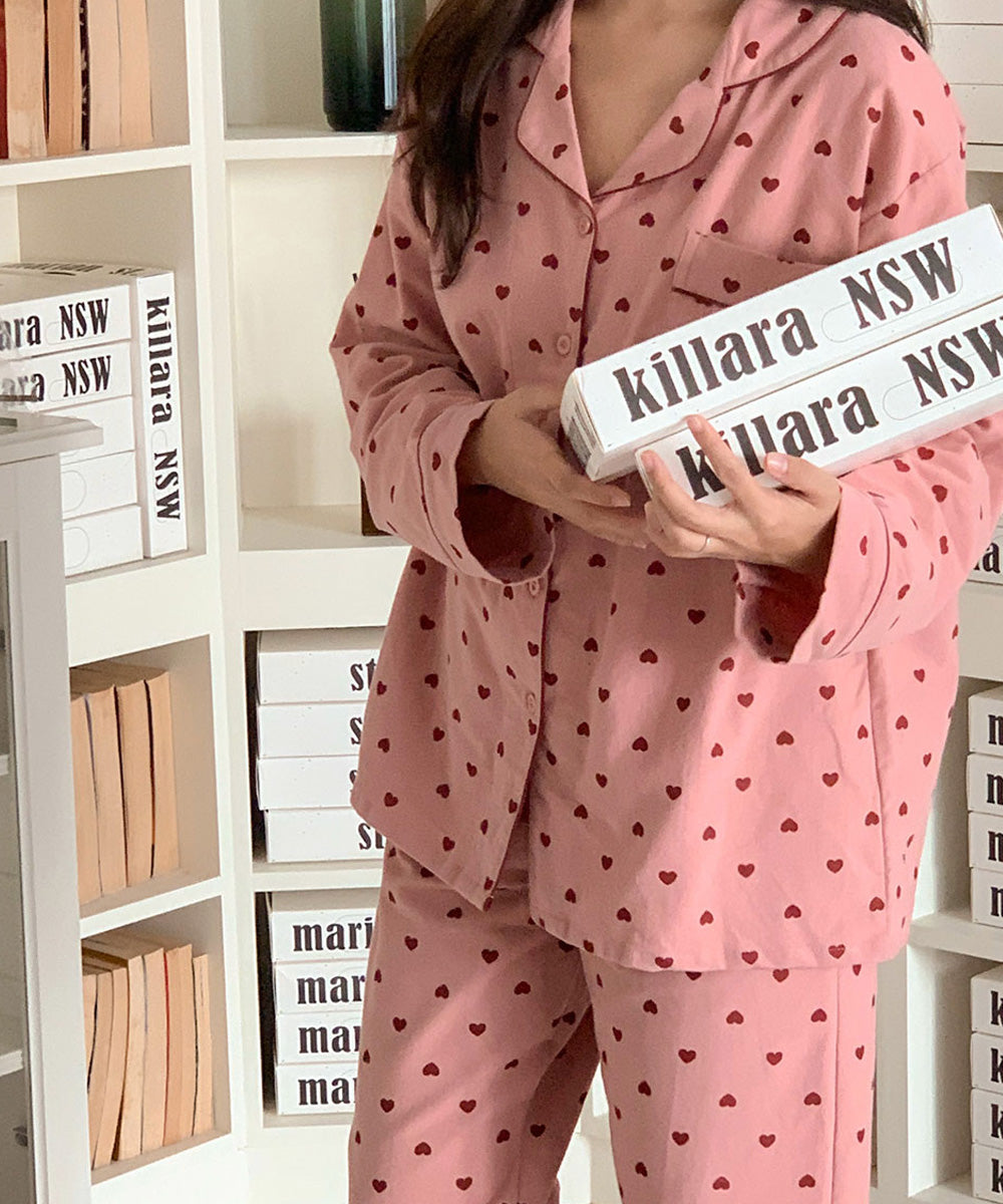 Loveberry Fleece PJ Set – Pink