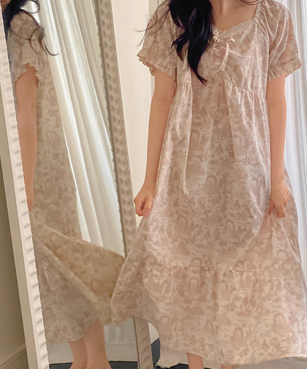 [JUUNEEDU] Arte Couple PJ Set - Pink